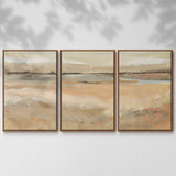 Earth Tone Landscape II - Multi Piece Framed Canvas
