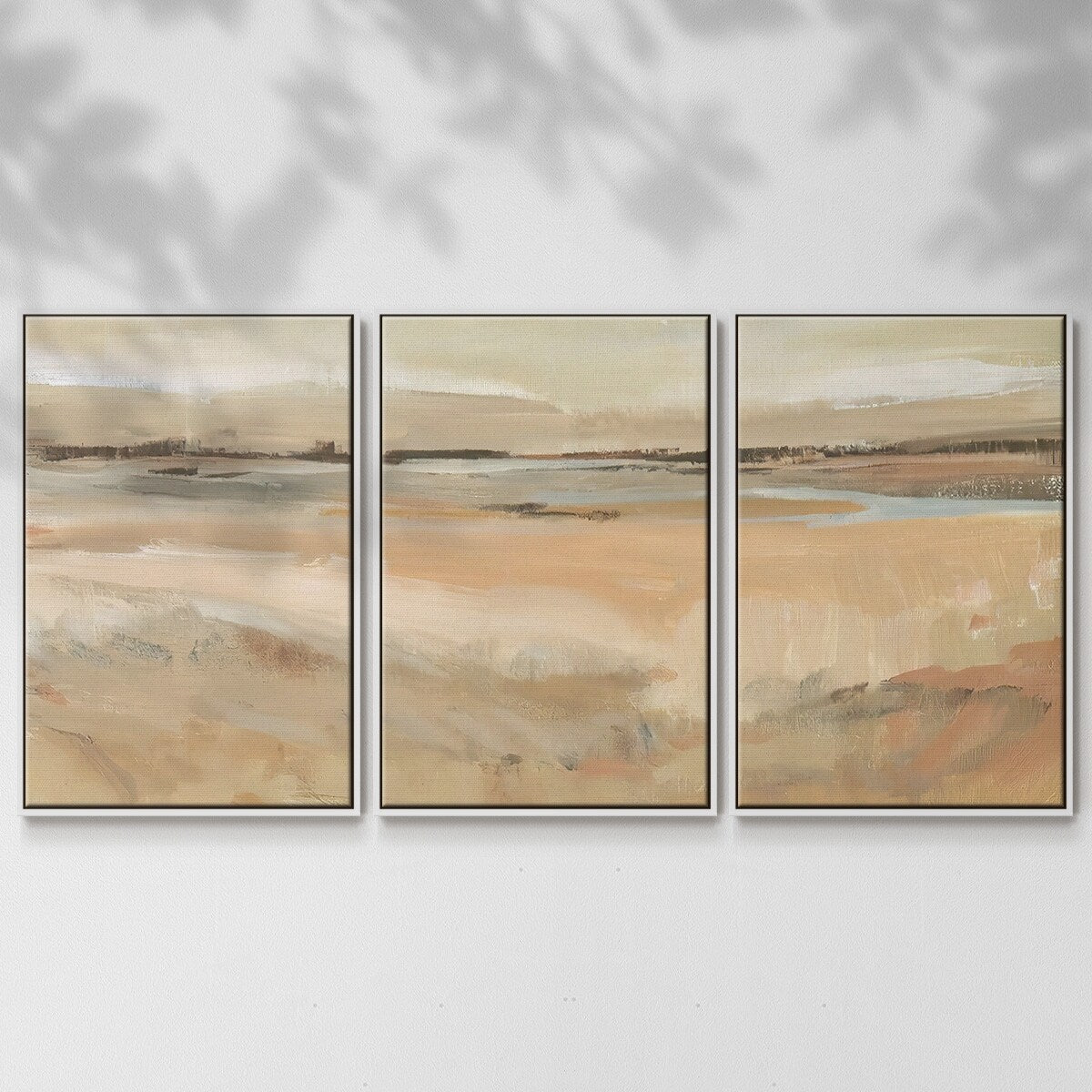 Earth Tone Landscape II - Multi Piece Framed Canvas