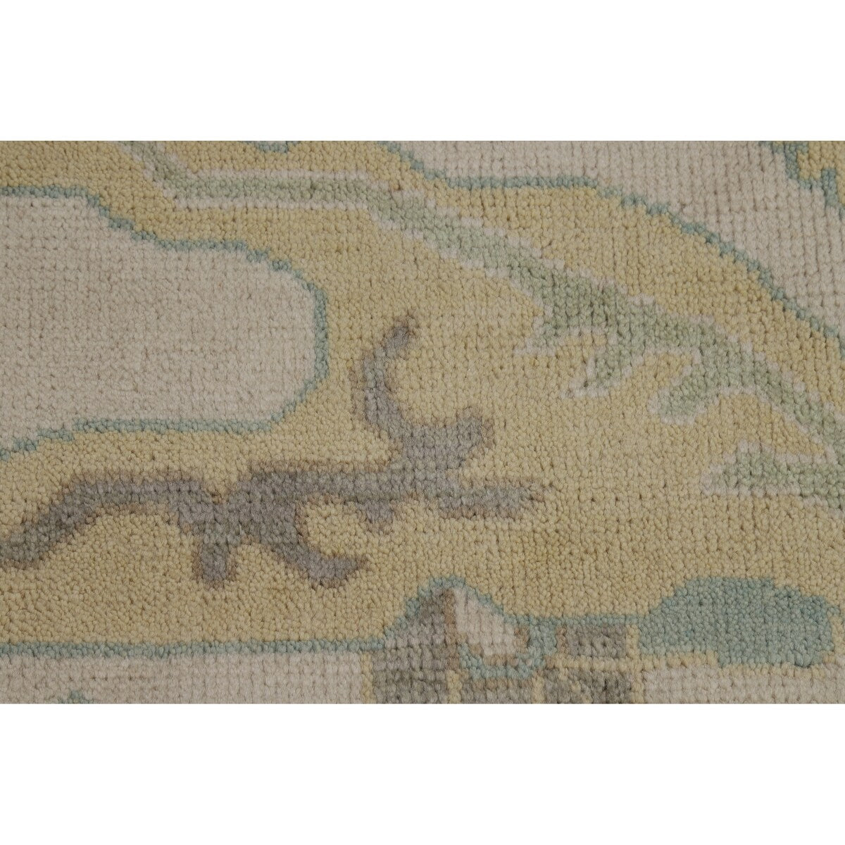 Earth Tone Oushak Indian Area Rug Bedroom Handmade Wool Carpet - 9'0" x 12'0"