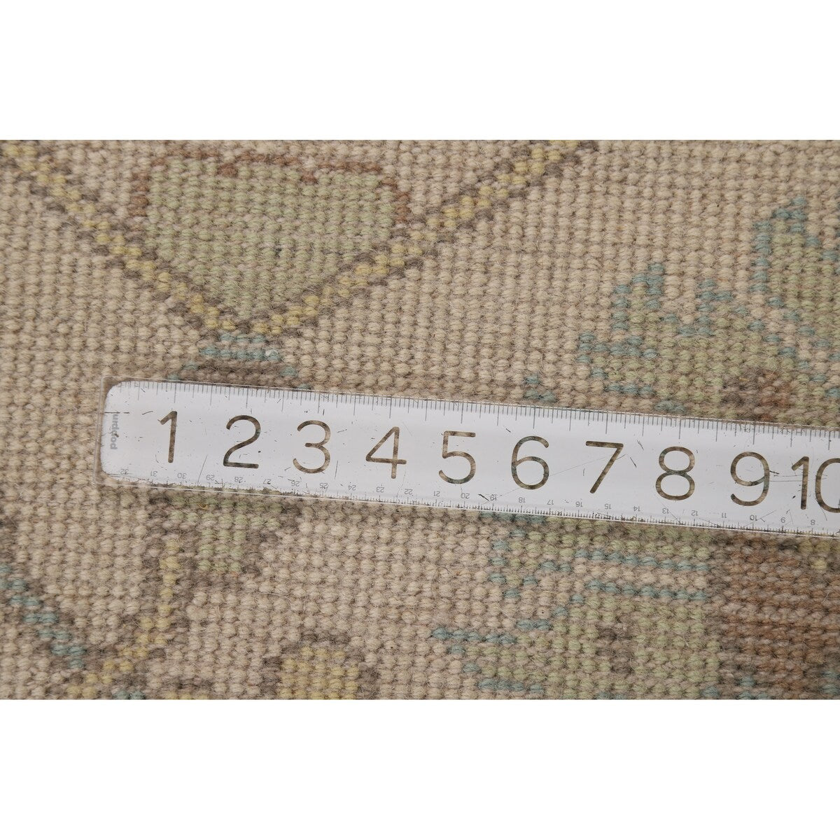 Earth Tone Oushak Indian Area Rug Bedroom Handmade Wool Carpet - 9'0" x 12'0"