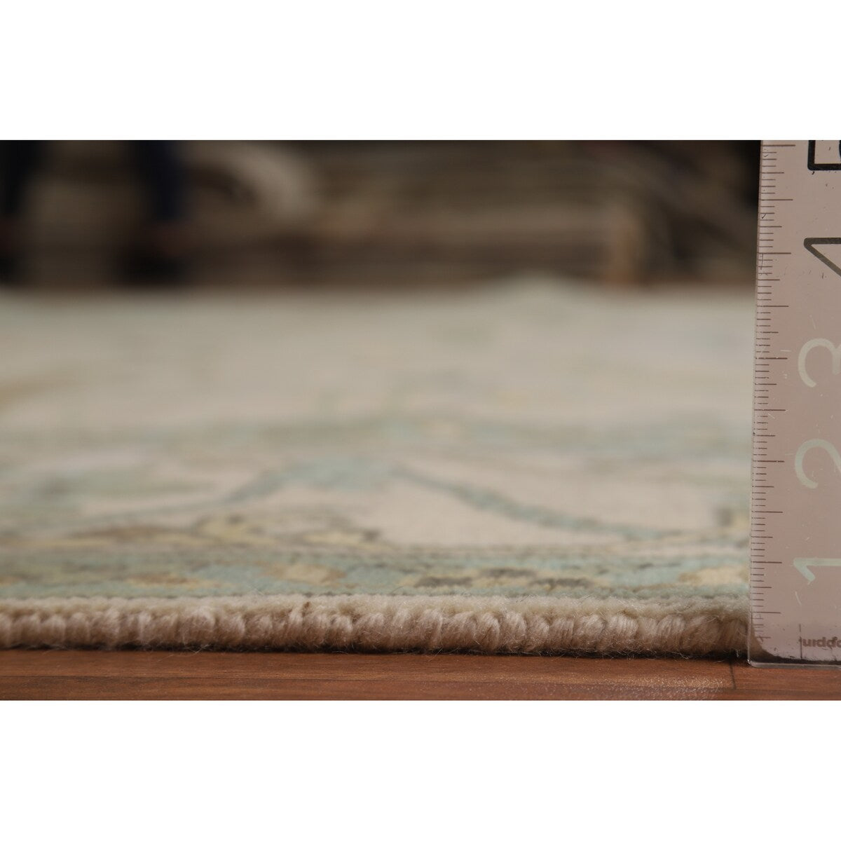 Earth Tone Oushak Indian Area Rug Bedroom Handmade Wool Carpet - 9'0" x 12'0"