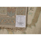 Earth Tone Oushak Indian Area Rug Bedroom Handmade Wool Carpet - 9'0" x 12'0"