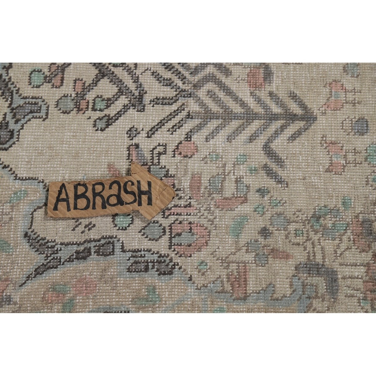 Earth Tone Tabriz Persian Area Rug Hand-Knotted Wool Carpet - 7'7"x 10'4"