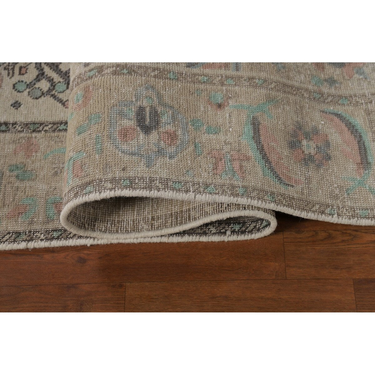 Earth Tone Tabriz Persian Area Rug Hand-Knotted Wool Carpet - 7'7"x 10'4"