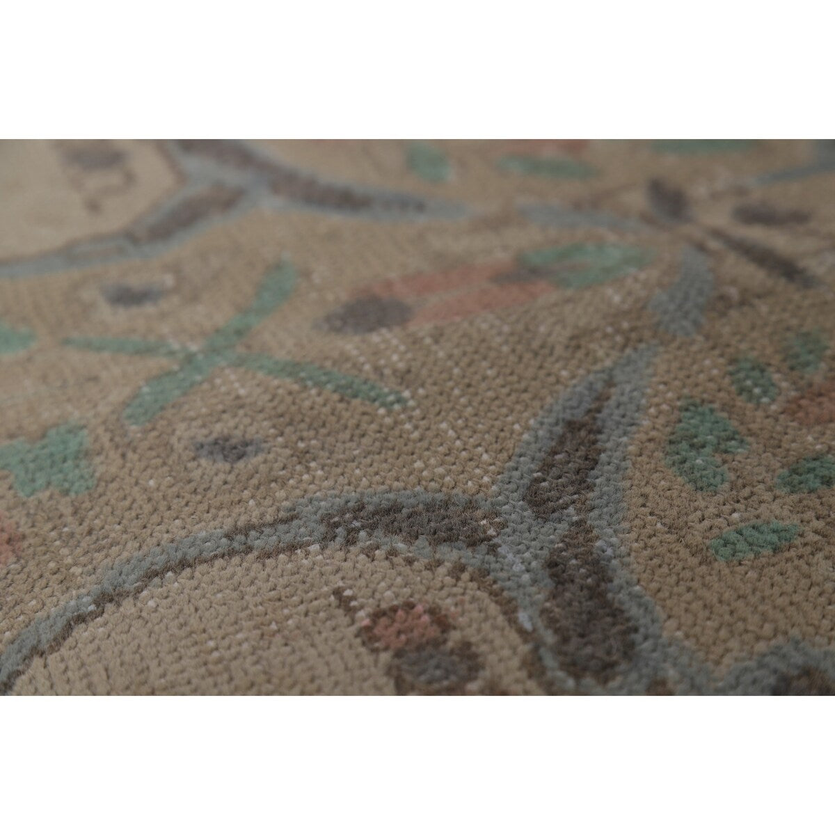 Earth Tone Tabriz Persian Area Rug Hand-Knotted Wool Carpet - 7'7"x 10'4"