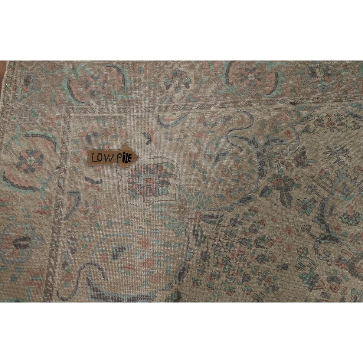Earth Tone Tabriz Persian Area Rug Hand-Knotted Wool Carpet - 7'7"x 10'4"