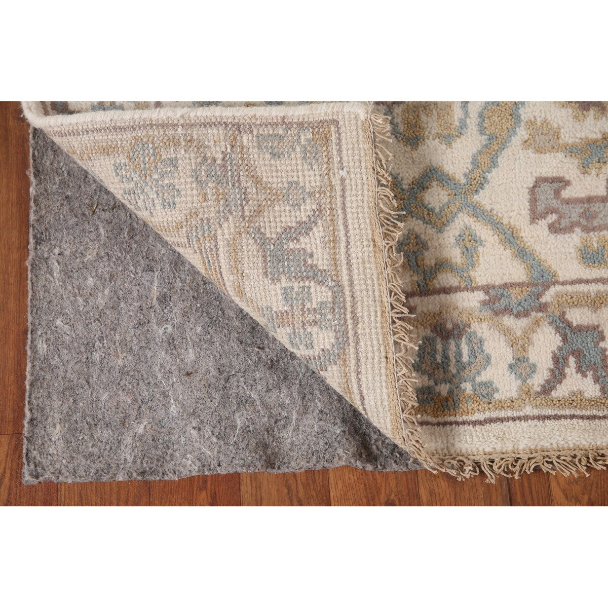 Earth Tone Transitional Oushak Runner Rug Hand-Knotted Wool Carpet - 2'7"x 11'10"