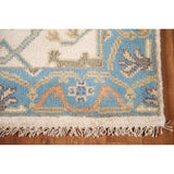 Earth Tone Transitional Oushak Runner Rug Handmade Wool Carpet - 2'6"x 7'10"