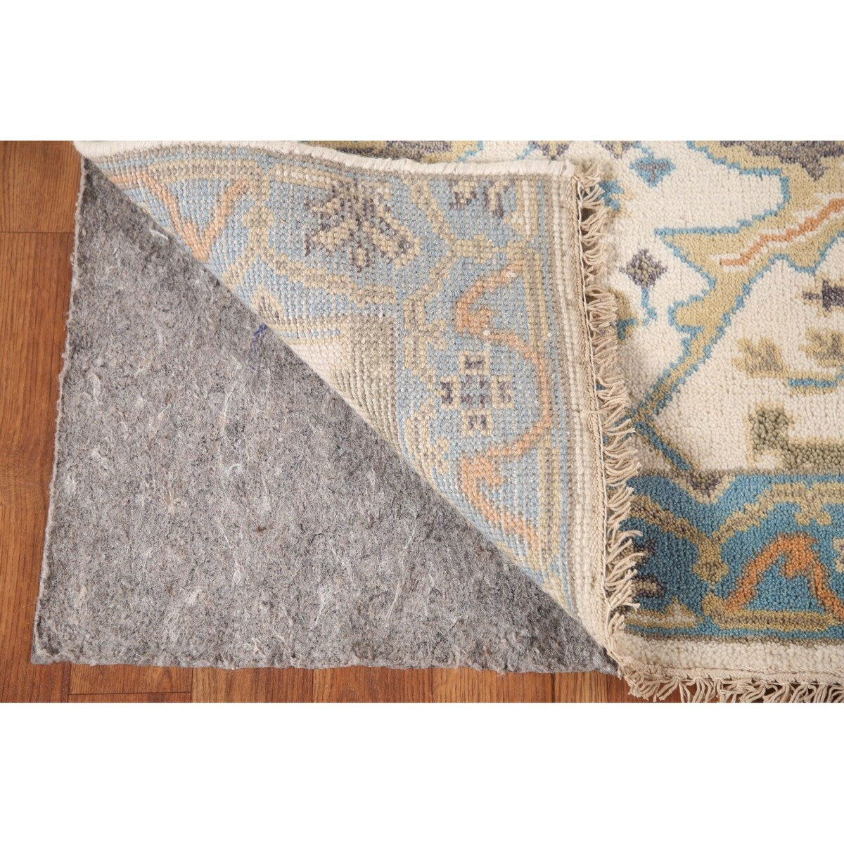 Earth Tone Transitional Oushak Runner Rug Handmade Wool Carpet - 2'6"x 7'10"