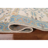 Earth Tone Transitional Oushak Runner Rug Handmade Wool Carpet - 2'6"x 7'10"
