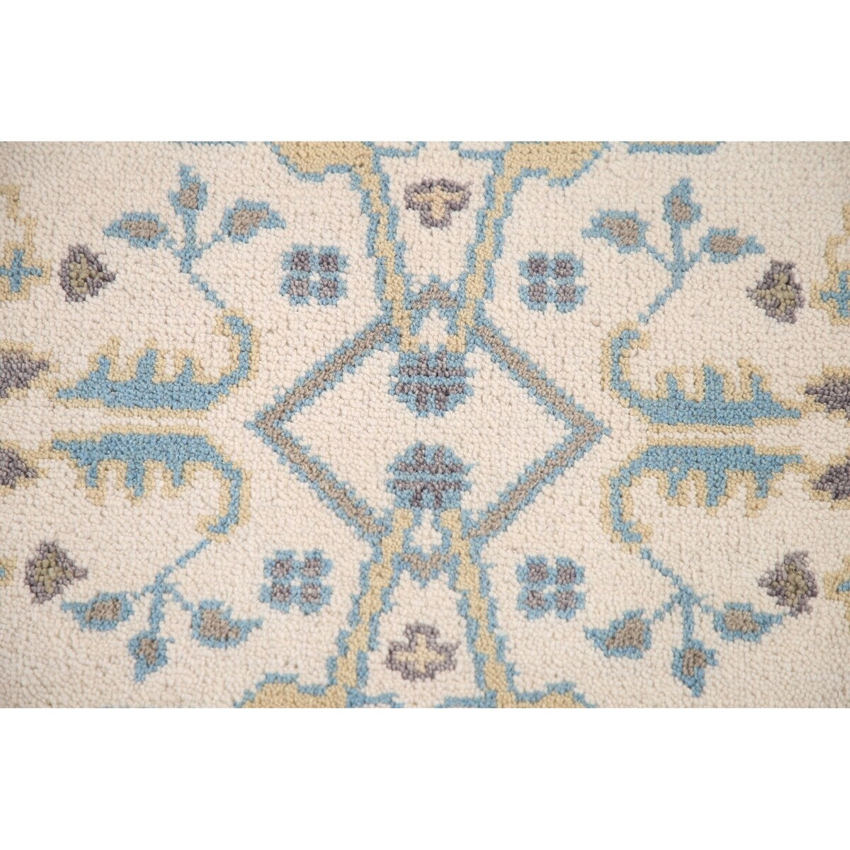 Earth Tone Transitional Oushak Runner Rug Handmade Wool Carpet - 2'6"x 7'10"