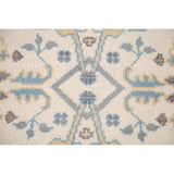 Earth Tone Transitional Oushak Runner Rug Handmade Wool Carpet - 2'6"x 7'10"