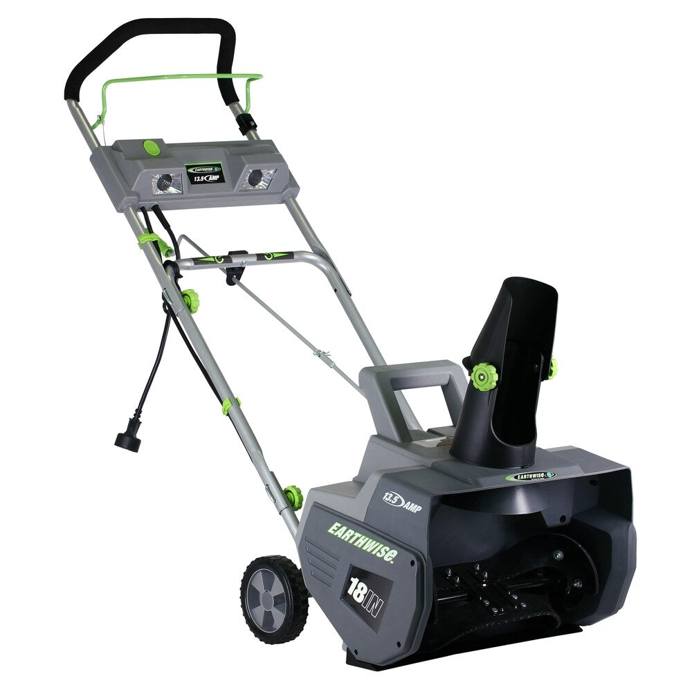 Earthwise 18- Inch Corded 13.5 Amp Snow Thrower - SN72018