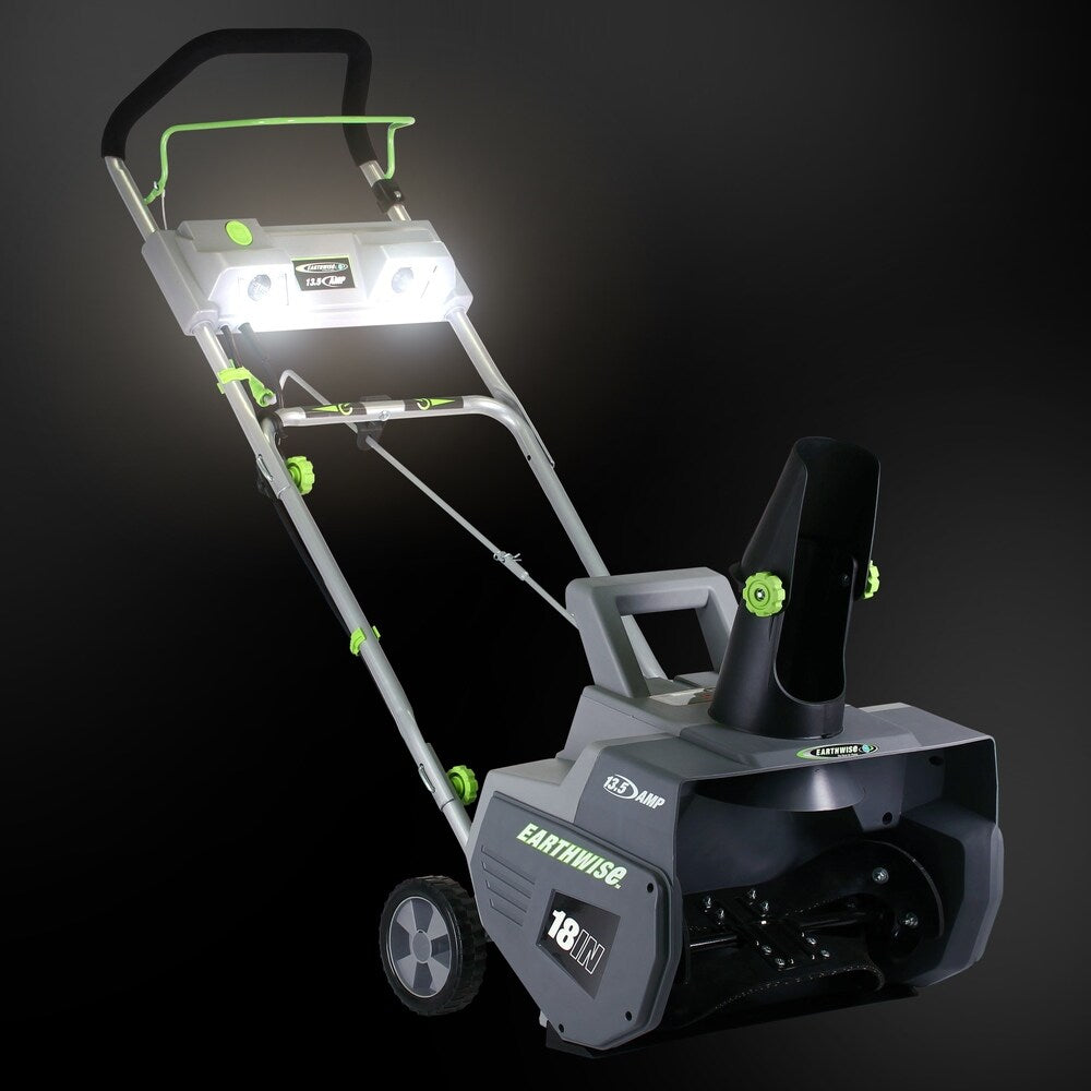 Earthwise 18- Inch Corded 13.5 Amp Snow Thrower - SN72018