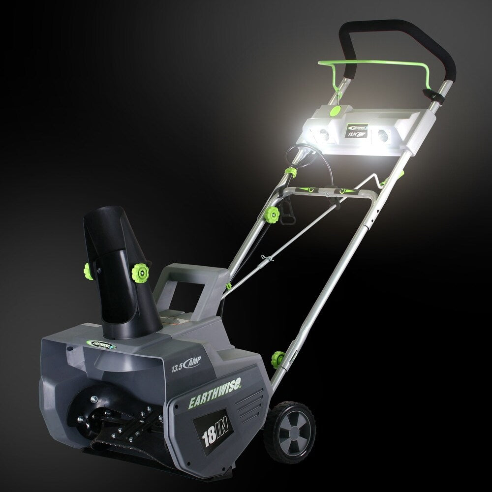 Earthwise 18- Inch Corded 13.5 Amp Snow Thrower - SN72018