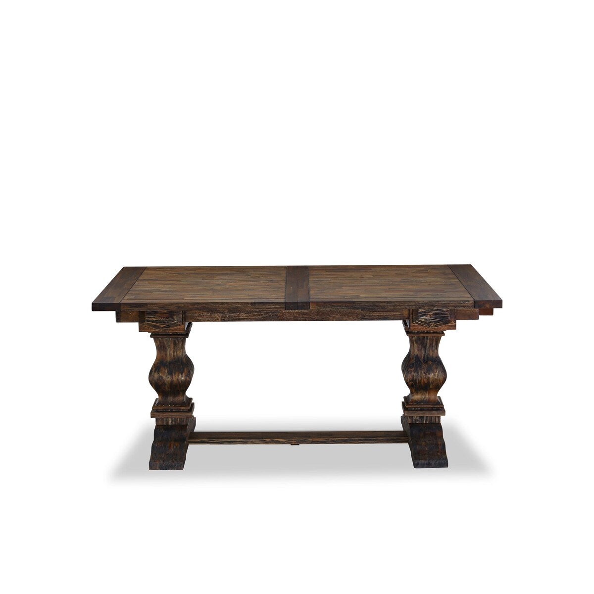 East West Furniture 11 Piece Dining Table Set Includes a Table and 10 Linen Fabric Chairs(Finish Options)