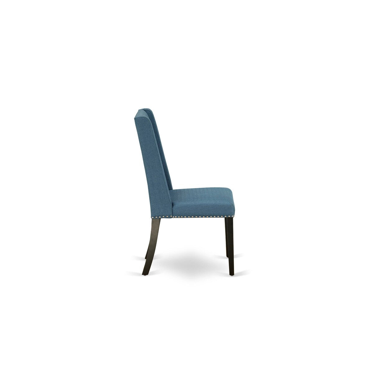 East West Furniture 11 Piece Dining Table Set Includes a Table and 10 Linen Fabric Chairs(Finish Options)
