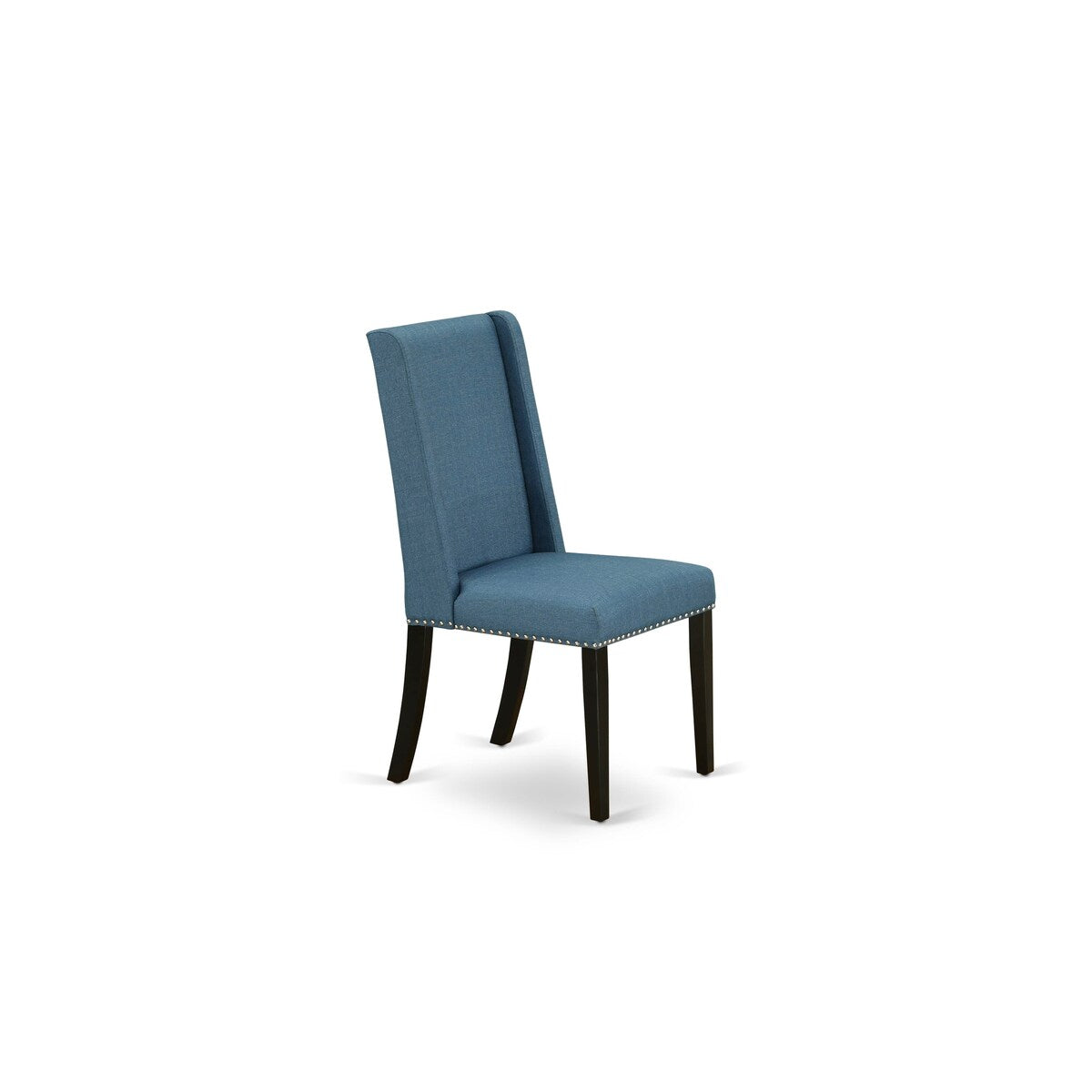 East West Furniture 11 Piece Dining Table Set Includes a Table and 10 Linen Fabric Chairs(Finish Options)