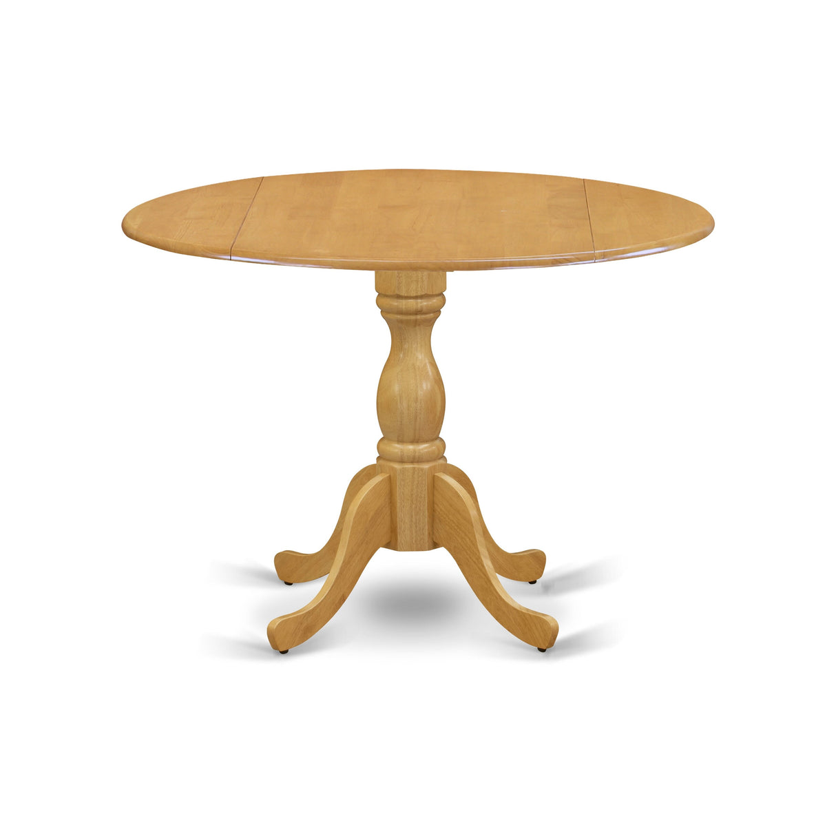 East West Furniture 3 Piece Kitchen Table Set Contains a Round Dining Room Table and 2 Dining Chairs,(Finish Options)