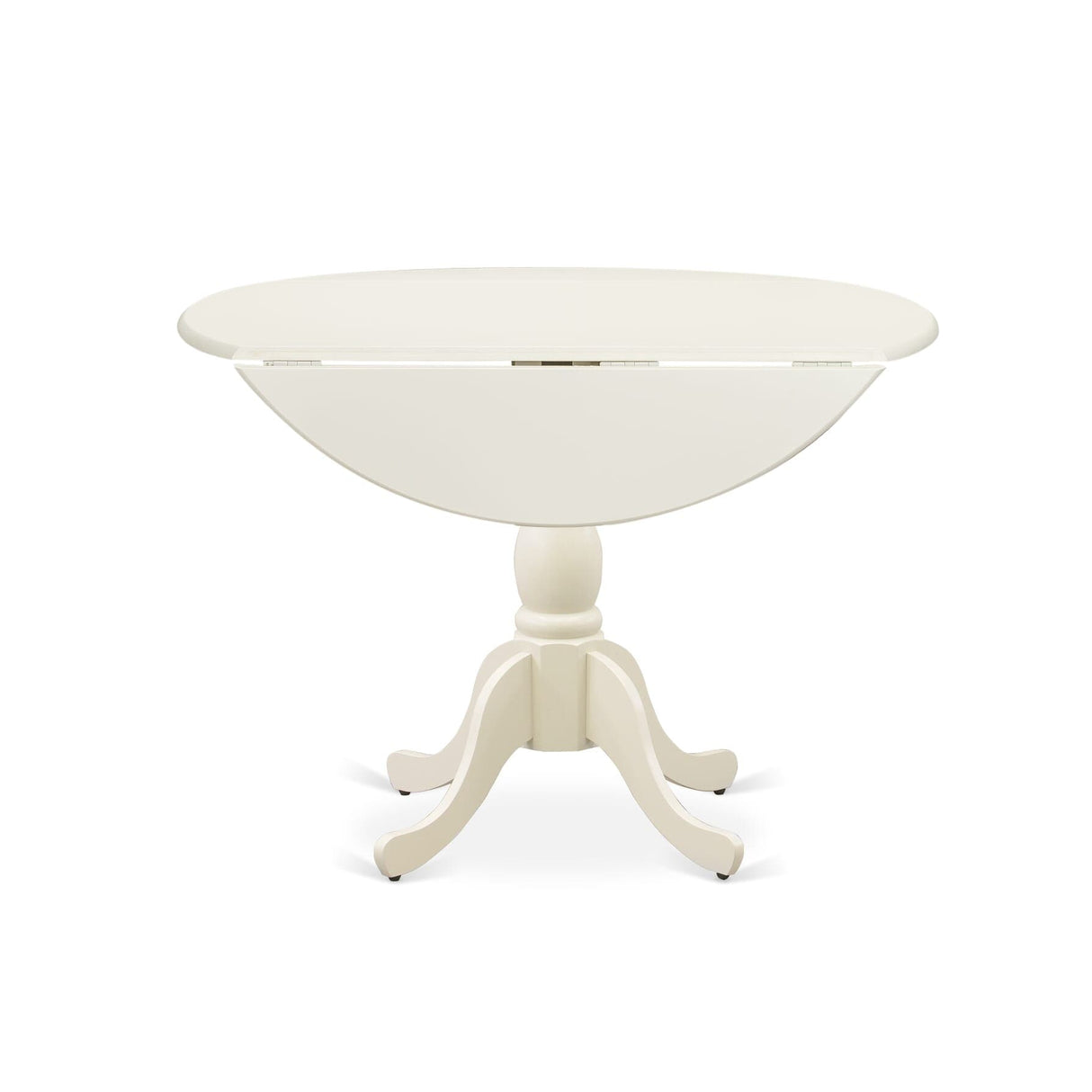 East West Furniture 3 Piece Kitchen Table Set Contains a Round Dining Room Table and 2 Dining Chairs,(Finish Options)