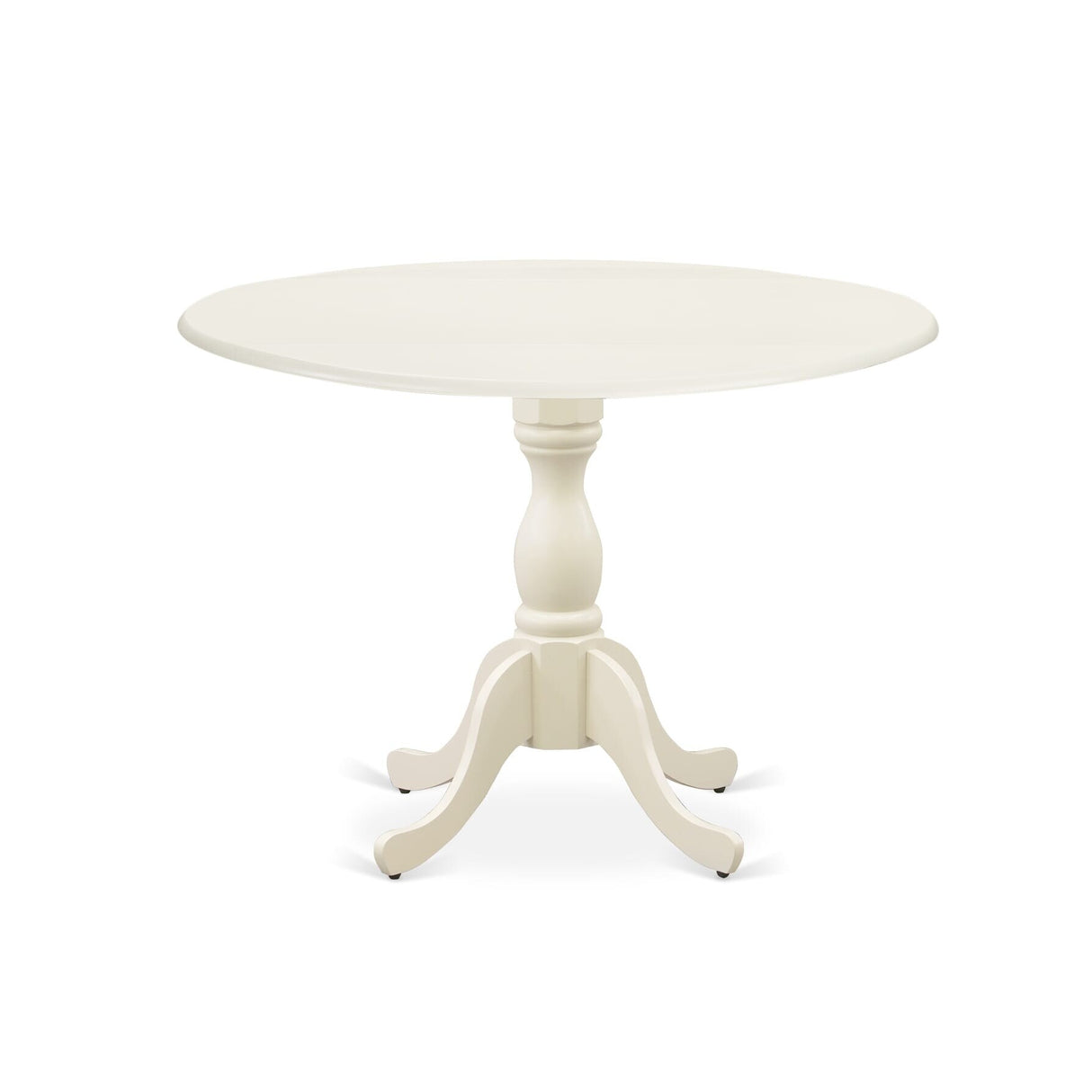 East West Furniture 3 Piece Kitchen Table Set Contains a Round Dining Room Table and 2 Dining Chairs,(Finish Options)