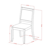 East West Furniture Dining Set Includes a Round Table and Stackable Kitchen Chairs, Black (Pieces & Seat Type Options)