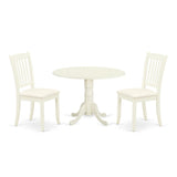 East West Furniture Dining Room Furniture Set Includes a Kitchen Table and Linen Fabric Dining Chairs, (Pieces & Finish Options)