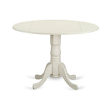 East West Furniture Dining Room Furniture Set Includes a Kitchen Table and Linen Fabric Dining Chairs, (Pieces & Finish Options)