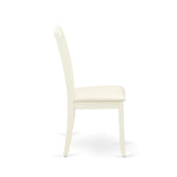 East West Furniture Dining Room Furniture Set Includes a Kitchen Table and Linen Fabric Dining Chairs, (Pieces & Finish Options)