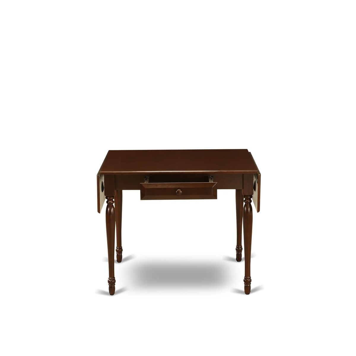 East West Furniture Dining Room Table Set Includes a Rectangle Kitchen Table with Dropleaf and Dining Chairs (Pieces Options)