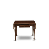 East West Furniture Dining Room Table Set Includes a Rectangle Kitchen Table with Dropleaf and Dining Chairs (Pieces Options)