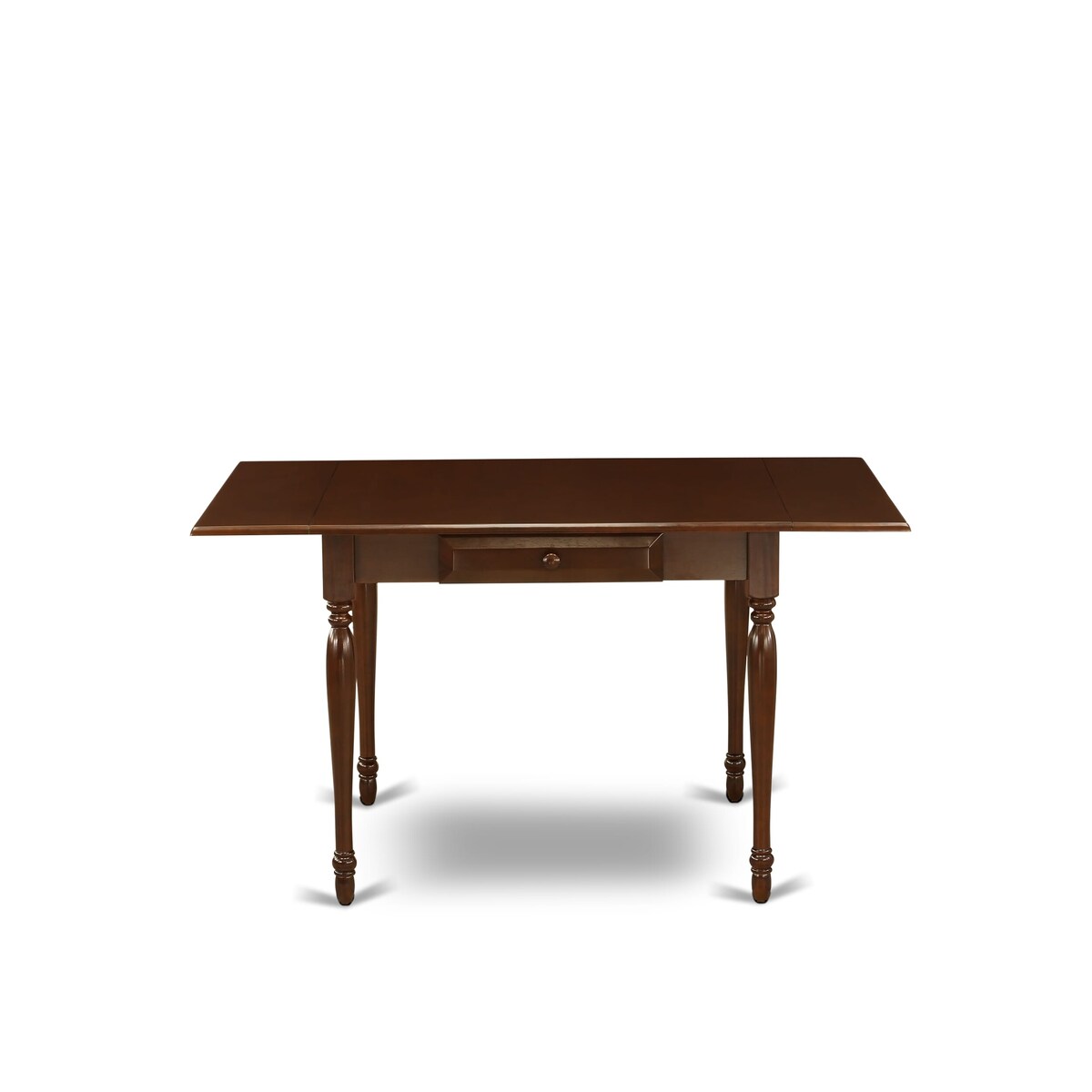 East West Furniture Dining Room Table Set Includes a Rectangle Kitchen Table with Dropleaf and Dining Chairs (Pieces Options)