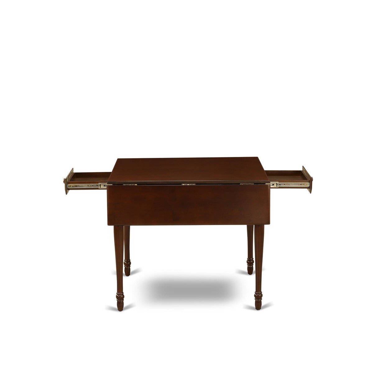 East West Furniture Dining Room Table Set Includes a Rectangle Kitchen Table with Dropleaf and Dining Chairs (Pieces Options)