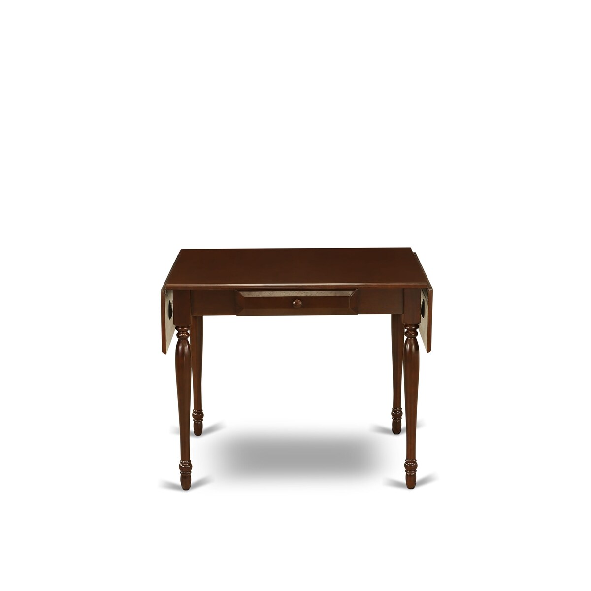 East West Furniture Dining Room Table Set Includes a Rectangle Kitchen Table with Dropleaf and Dining Chairs (Pieces Options)