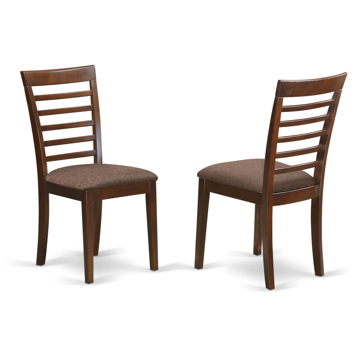 East West Furniture Dining Table Set Consist of an Oval Table with Butterfly Leaf and Dining Chairs (Chair Seat Type Options)