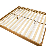 East West Furniture King Platform Bed Frame with 4 Solid Wood Legs and 2 Extra Center Legs (Bed Frame Color Options)