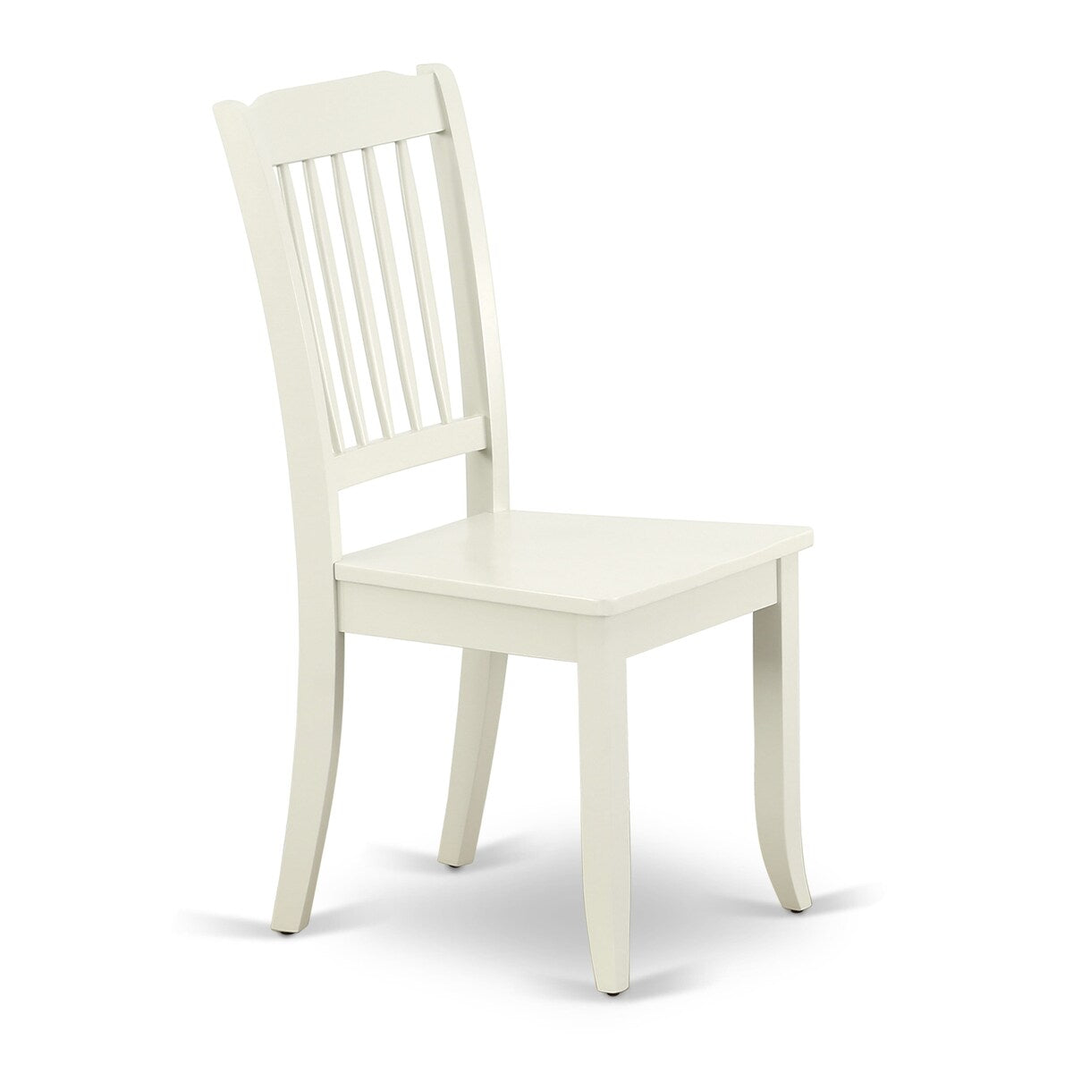 East West Furniture Kitchen Table Set- an Oval Dining Table and Dining Chairs, Linen White(Pieces Options)