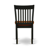 East West Furniture Kitchen Table Set Consist of a Rectangle Dining Table with Butterfly Leaf and Dining Chairs (Pieces Options)