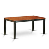East West Furniture Kitchen Table Set Consist of a Rectangle Dining Table with Butterfly Leaf and Dining Chairs (Pieces Options)