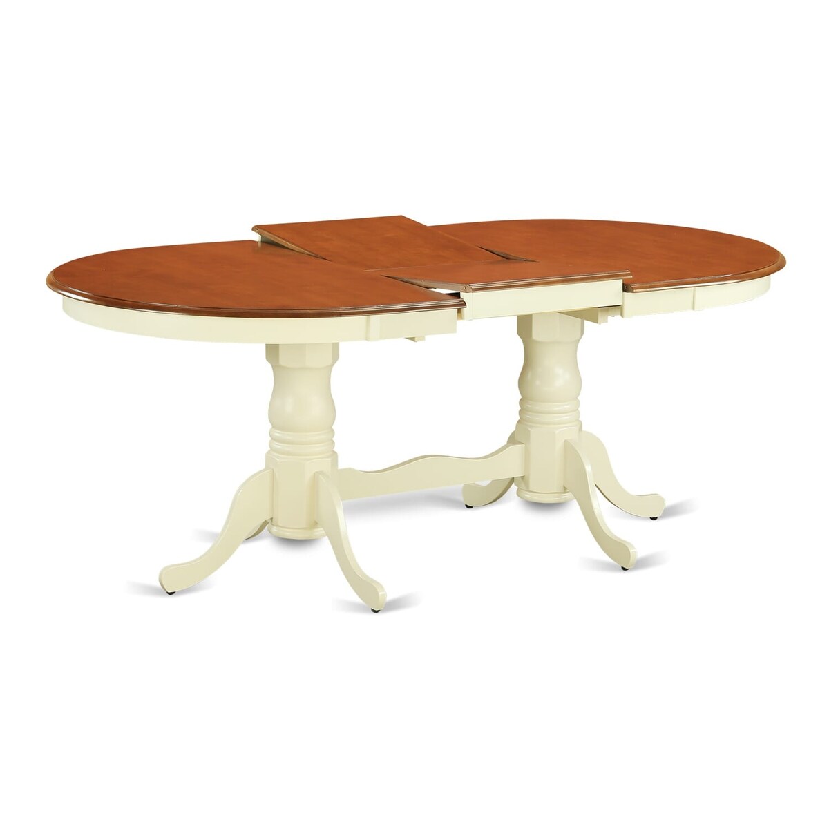 East West Furniture Kitchen Table Set Includes an Oval Dining Table and Dining Chairs (Pieces and Finish Color Options)