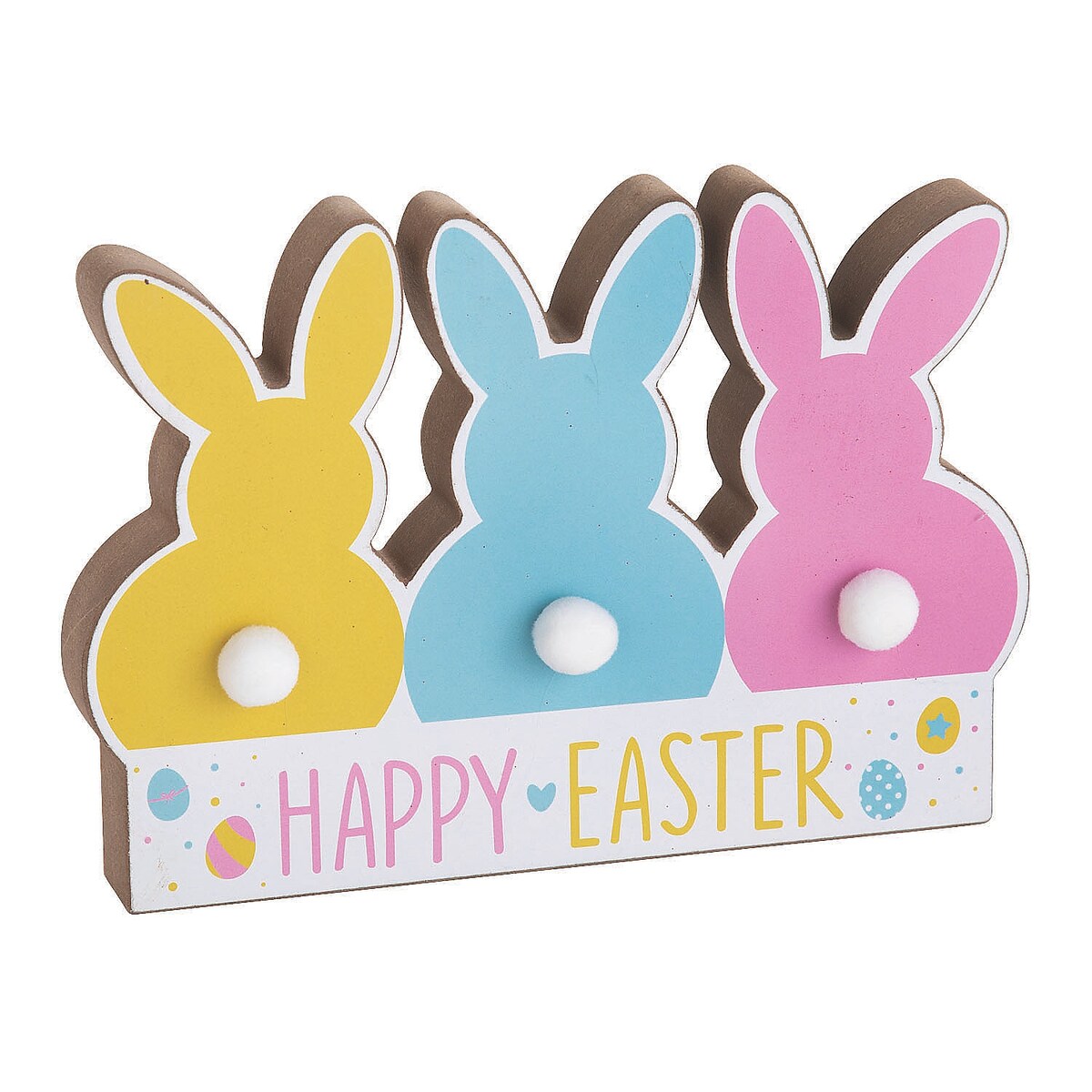 Easter Bunny Tail Tabletop Sign, Easter, Home Decor, 1 Piece
