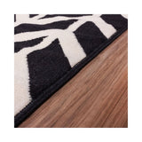 Well Woven Eastgate Modern Zig Zag Chevron Black Beige Runner Rug - 2' x 7'3"