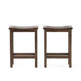 Easton 24-inch Slat Counter Stool (Set of 2) by Christopher Knight Home