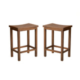 Easton 24-inch Slat Counter Stool (Set of 2) by Christopher Knight Home
