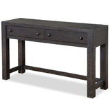 Easton Farmhouse Dark Chocolate Rectangular Entryway Table