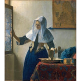 Easy Art Prints Johannes Vermeer's 'Young Woman with a Water Pitcher' Premium Canvas Art