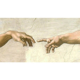 Easy Art Prints Michelangelo's 'Creation Detail, Sistine Chapel' Premium Canvas Art