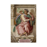 Easy Art Prints Michelangelo's 'The prophet Isaiah, Sistine Chapel' Premium Canvas Art