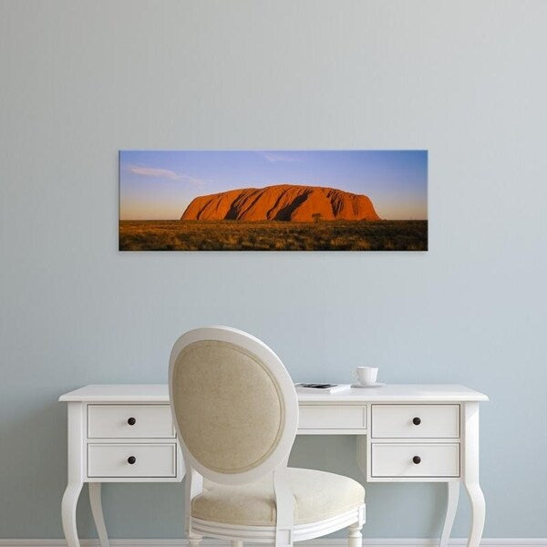 Easy Art Prints Panoramic Images's 'Ayers Rock, Uluru-Kata Tjuta National Park, Northern Territory, Australia' Canvas Art