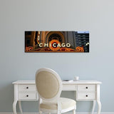 Easy Art Prints Panoramic Images's 'Close-up of the entrance of a stage theater, Chicago Theater, Chicago, Illinois' Canvas Art